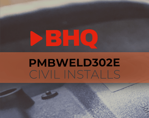 qualify for civil pe pipeline electrofusion