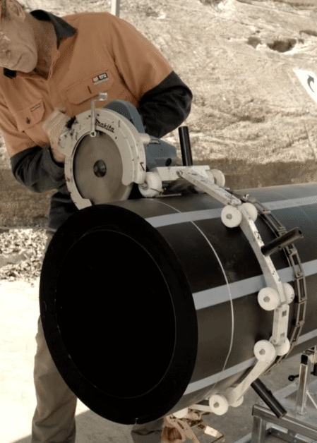 Electrofusion tooling for large bore pipelines